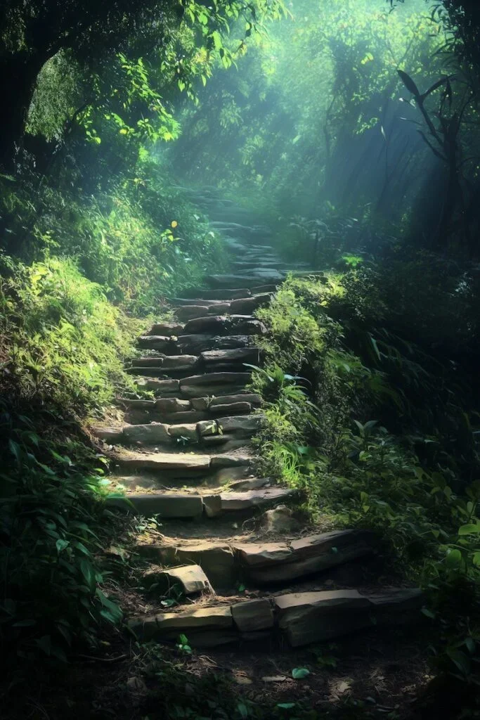 Path through forest